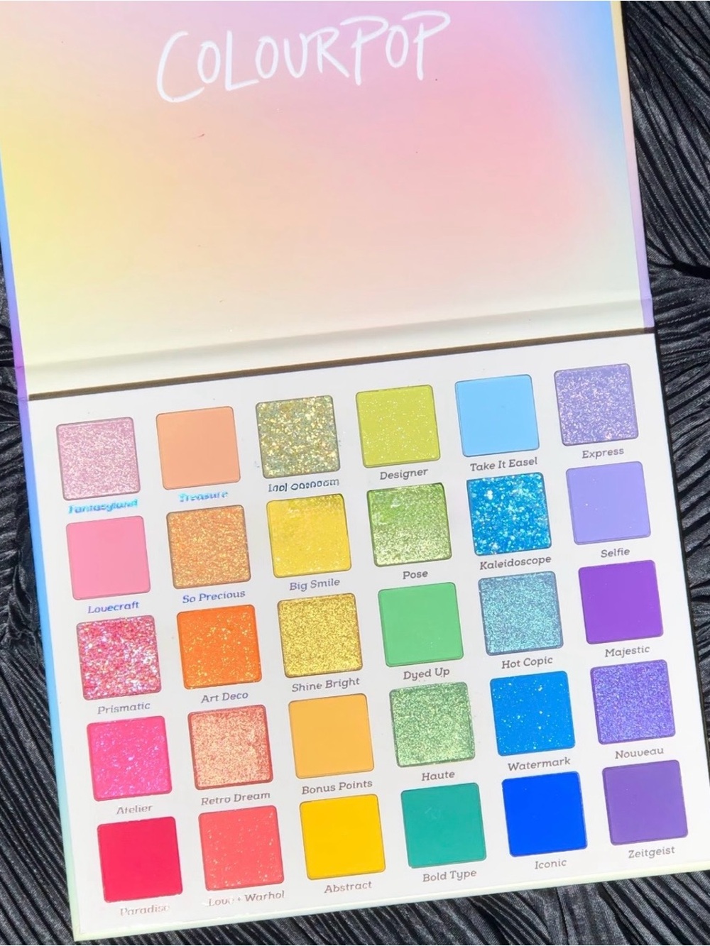 ColourPop Fade into Hue Eyeshadow Palette - 30 Shades Pressed Powder